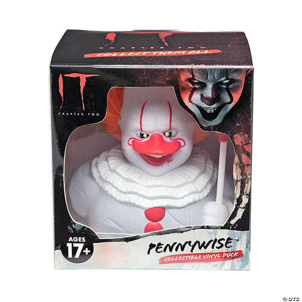 4" x 4 1/2" IT: Chapter 2 Pennywise the Clown Collectible Rubber Duck