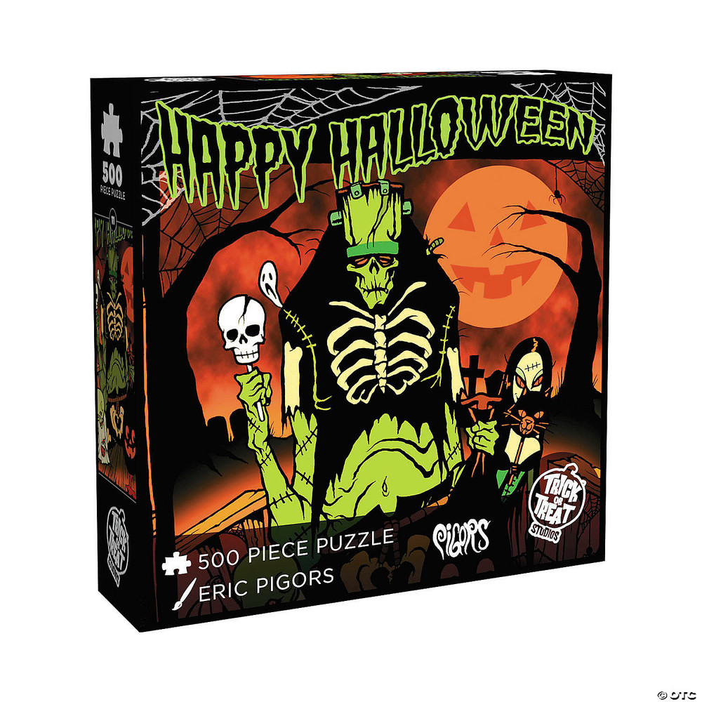 18" x 24" Toxictoons Happy Halloween Jigsaw Puzzle - 500 Pc.