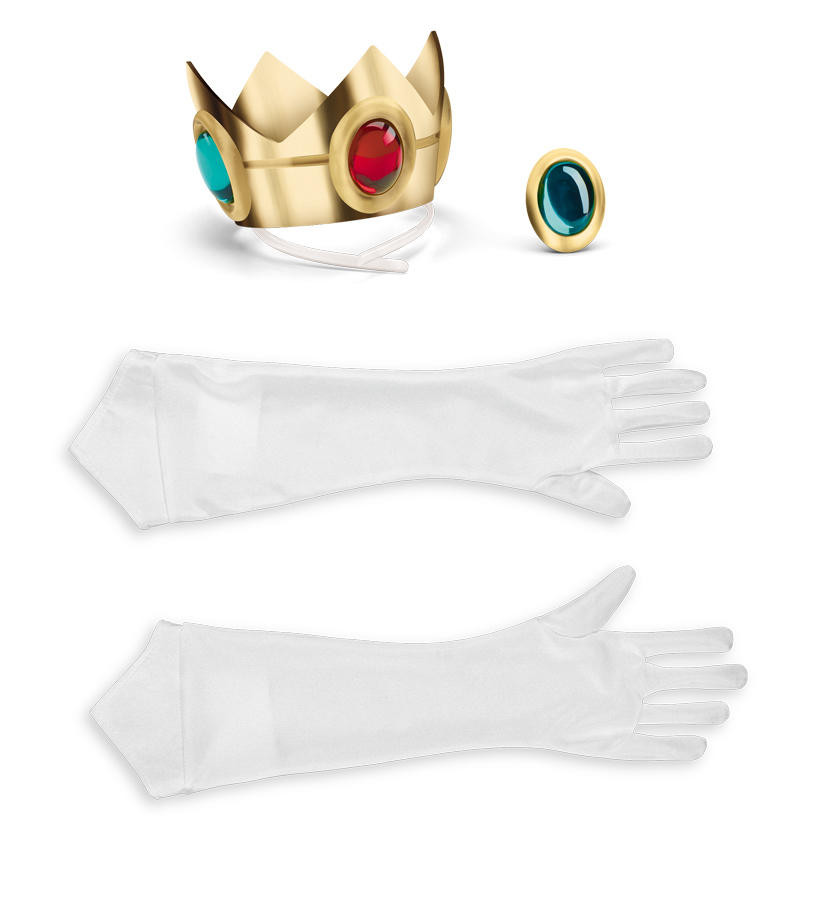 Disguise Princess Peach Accessory Kit - Super Mario Brothers