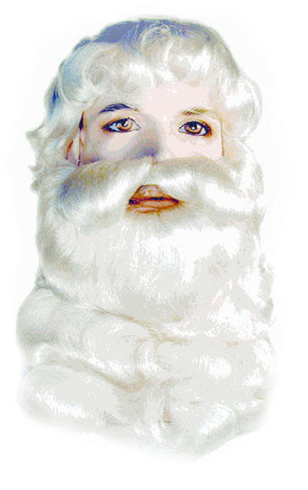 Lacey Santa Claus Wig and Beard