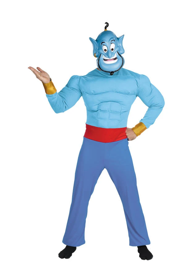 Disguise Mens Genie Muscle Chest Costume - Aladdin