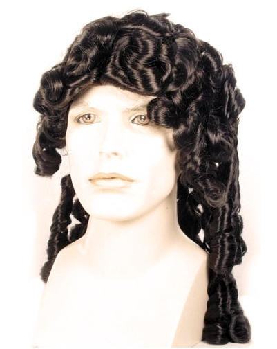 Lacey Colonial 17th Century Alonge Wig