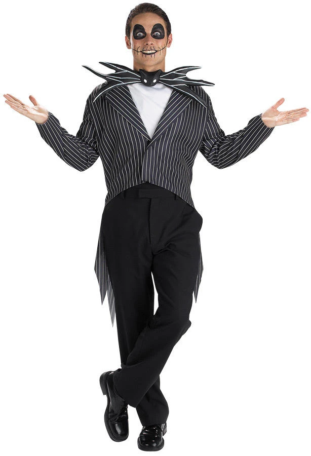 Disguise Mens Jack Skellington Classic Costume - Nightmare Before Christmas