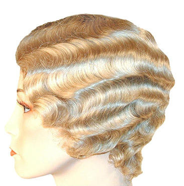 Lacey 20s Flapper Finger Wave Costume Wig