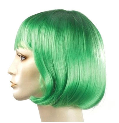 Lacey Short Green Bob Costume Wig