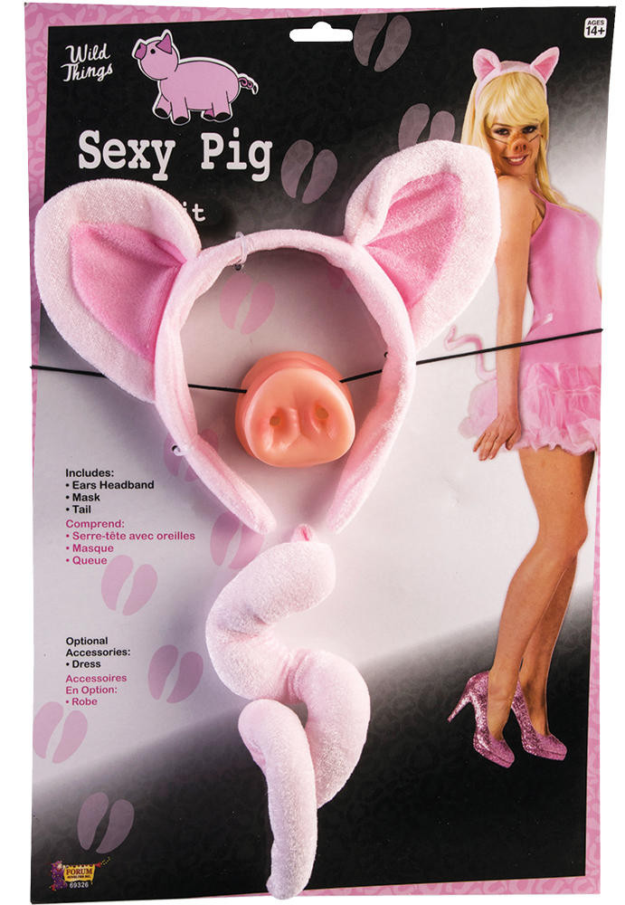 Forum Novelties Forum Novelties Pig Kit Ears Headband Nose Tail