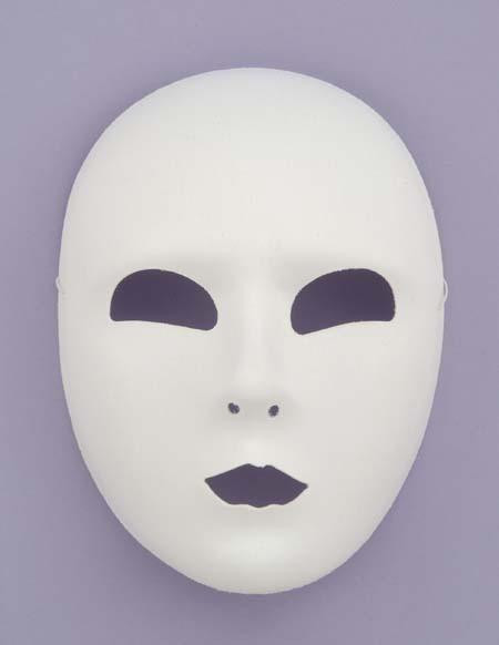 Forum Novelties Forum Novelties White Full Face Mask