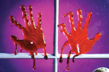 Fun World Fun World Drips of Blood Hand Style