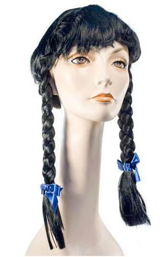 Lacey Braided Hair with Bangs Wig for Women