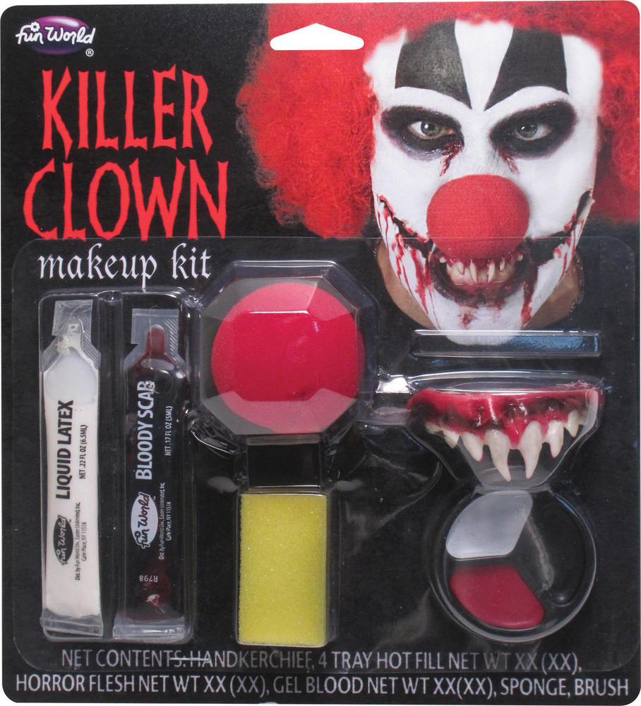 Fun World Fun World Killer Clown Make Up Kit