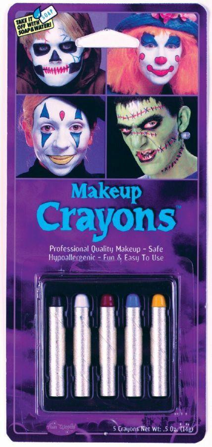 Fun World Fun World Makeup Crayons 5 Assorted