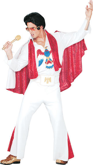 Fun World Fun World Mens Elvis Deluxe Jumpsuit