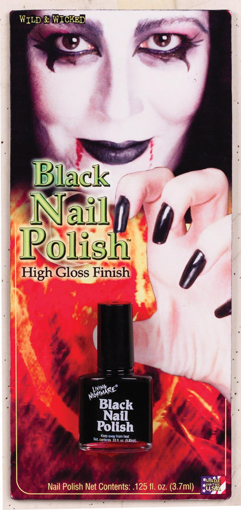 Fun World Fun World Nail Polish Black