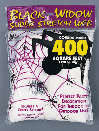 Fun World Fun World Spiderweb 120 Gr White