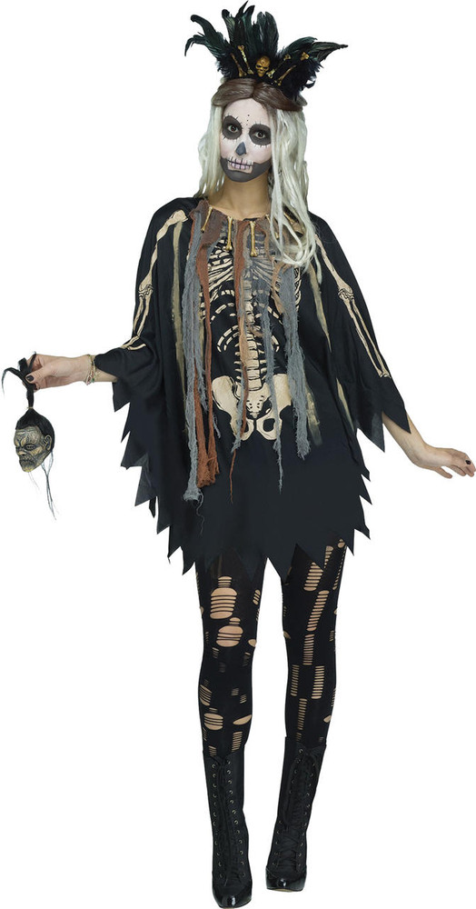 Fun World Fun World Womens Voodoo Poncho