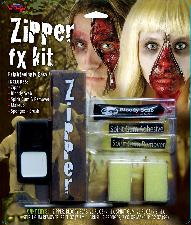 Fun World Fun World Zipper Fx Makeup Kit