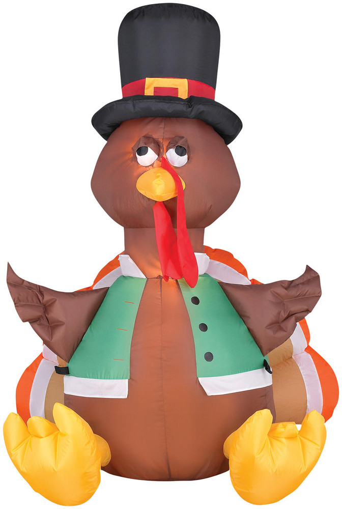 Gemmy Gemmy Airblown Happy Turkey Inflatable