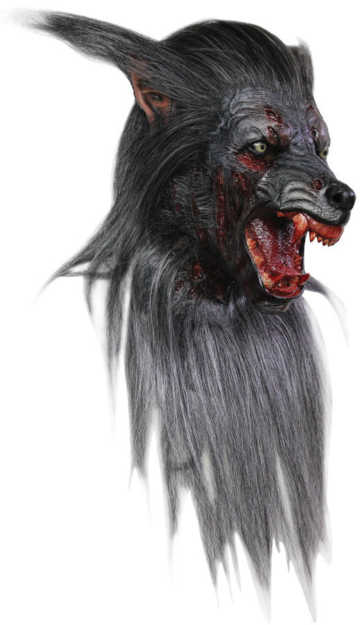 Ghoulish Ghoulish Black Wolf Latex Mask