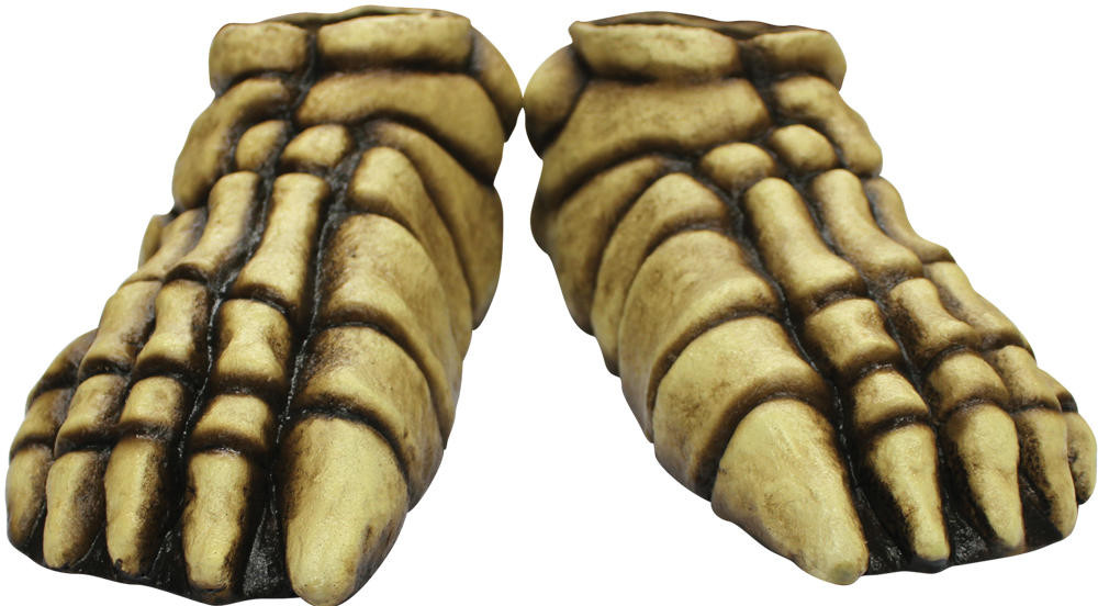 Ghoulish Ghoulish Skeleton Feet Bone Color