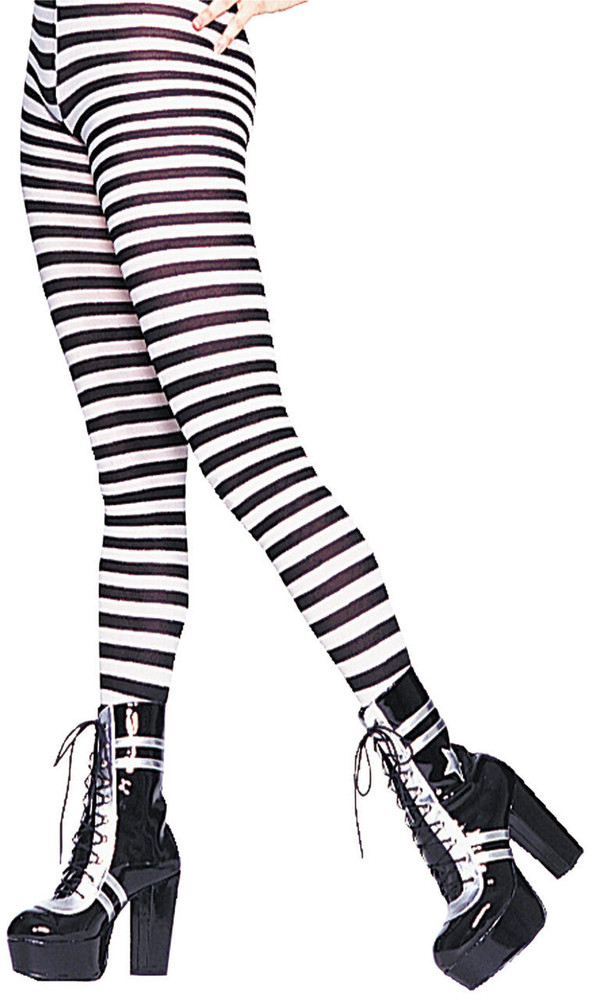 Leg Avenue Leg Avenue Plus Size Nylon Striped Tights