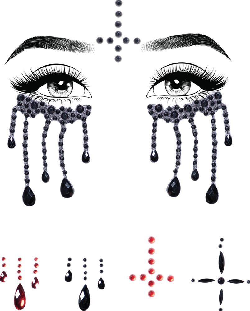 Leg Avenue Leg Avenue Possessed Adhesive Face Jewel