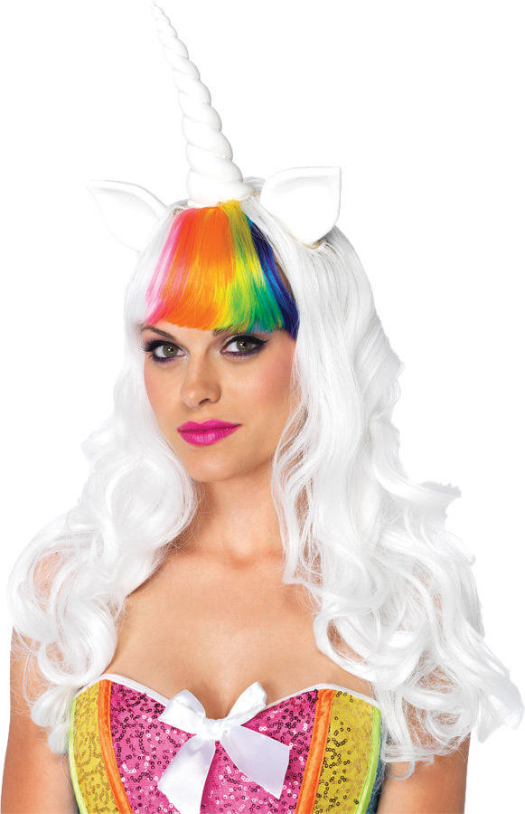 Leg Avenue Leg Avenue Rainbow Unicorn Wig and Tail Kit