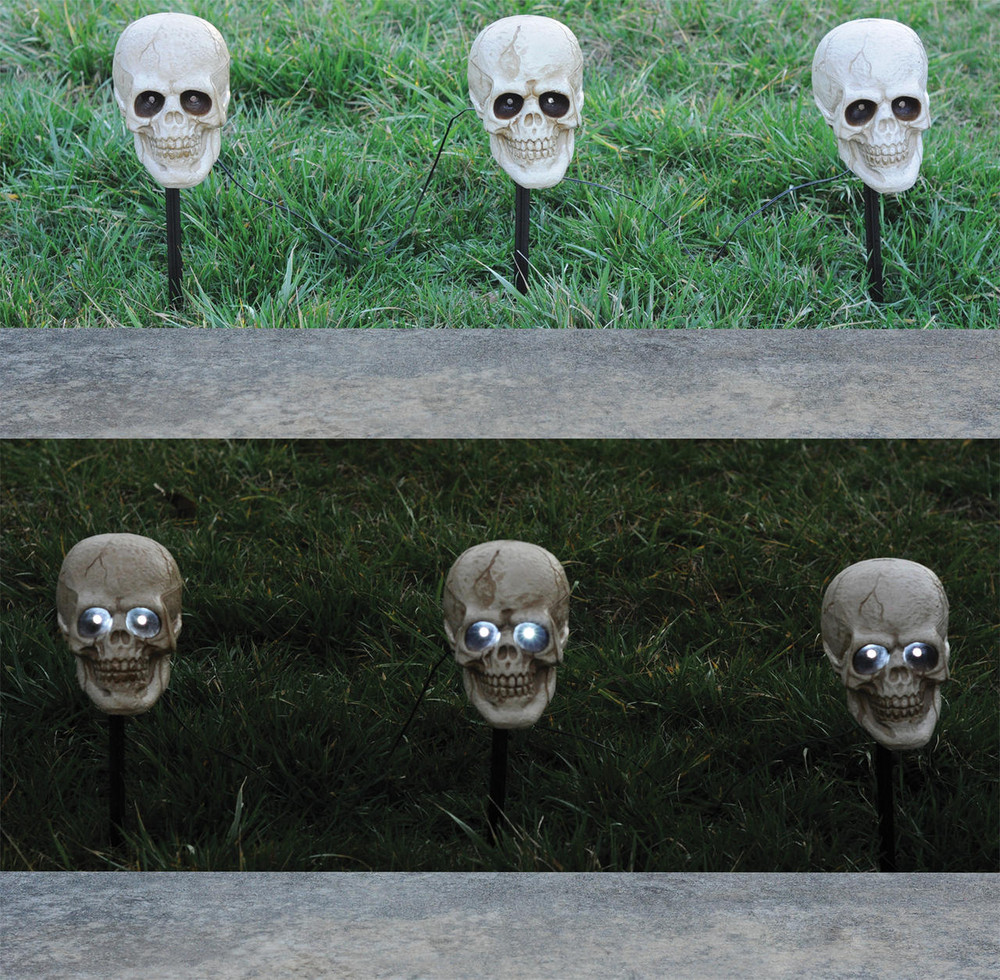 Magic Power Magic Power Skull Lighted Pathway Markers