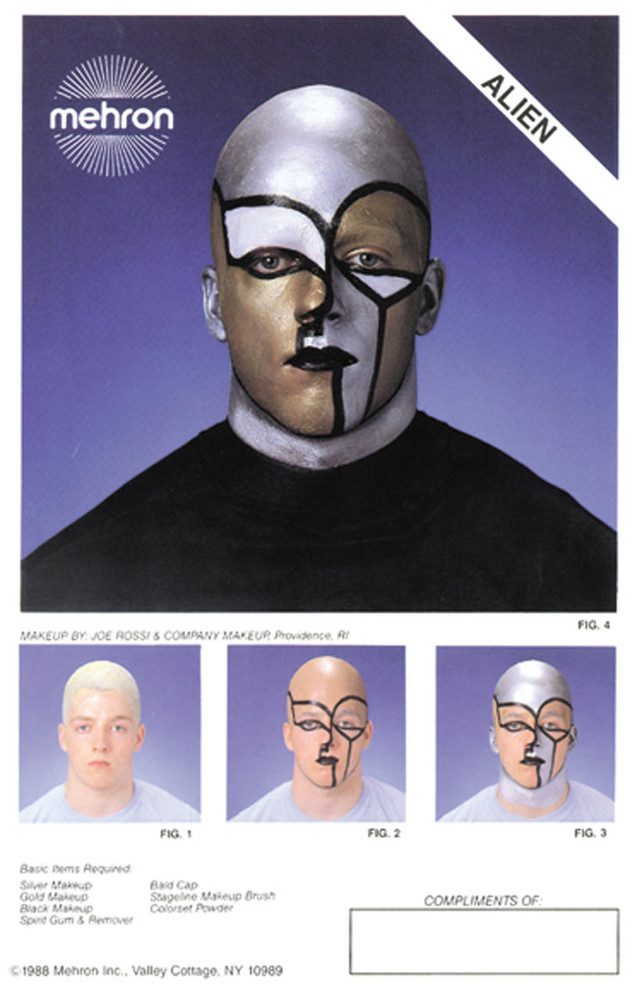 Mehron Mehron Instruction Sheets Alien