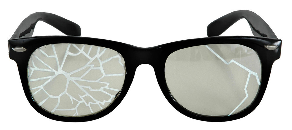 Morris Costumes Morris Costumes Black Broken Glasses