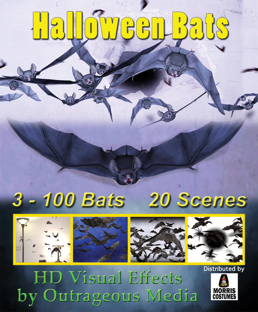 Morris Costumes Morris Costumes Halloween Bats Digital Decor USB