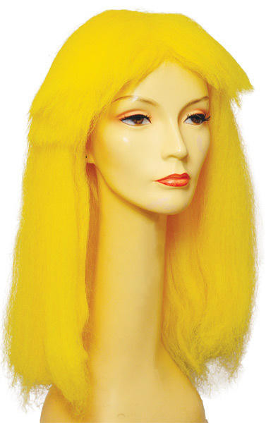 Lacey Yellow Straight Ladies Clown Wig