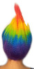 kids rainbow costume wig trolls