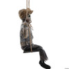 Seasonal Visions Swinging Skeletal Boy
