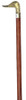 Western Fashion Cane Wooden Brass Duck