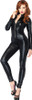 Leg Avenue Leg Avenue Catsuit Wet-Look Zipper Front