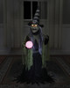 36" Fortune Teller Witch Animated Prop
