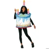 Adlt Happy Bday Confetti Cake W/Candle