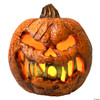 8 In Rotten Flaming Pumpkin W/Timer