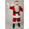 Adlt Santa Claus Regal Red Velvet Lg