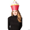 Adlt Pink Cupcake Hat