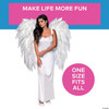 40" Featherless White Angel Wings