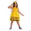 Kids Minecraft Bee Hooded Dress Costume