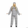 Women's Black & White Jailhouse Honey Costume - up to Size 14
