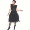 Women's Black Polyester Gothic Beauty Dress Costume