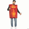Adults Red Hot Sauce Tunic Costume