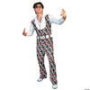 Adults Swaggertown Black & White Cubes Pattern Pantsuit Costume
