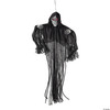4 Ft. Hanging Animated Black Skeleton Reaper Halloween Decoration