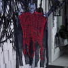 27 1/2" Hanging Red & Black Devil Halloween Decoration