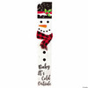 4 Ft. Baby it's Cold Outside Snowman Porch Sign Christmas Decoration