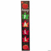 4 Ft. Leaves & Pumpkins Happy Fall Wood Porch Sign Outdoor Decoration